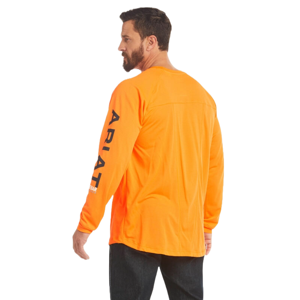 Ariat Orange Rebar Heat Fighter T-Shirt from GME Supply